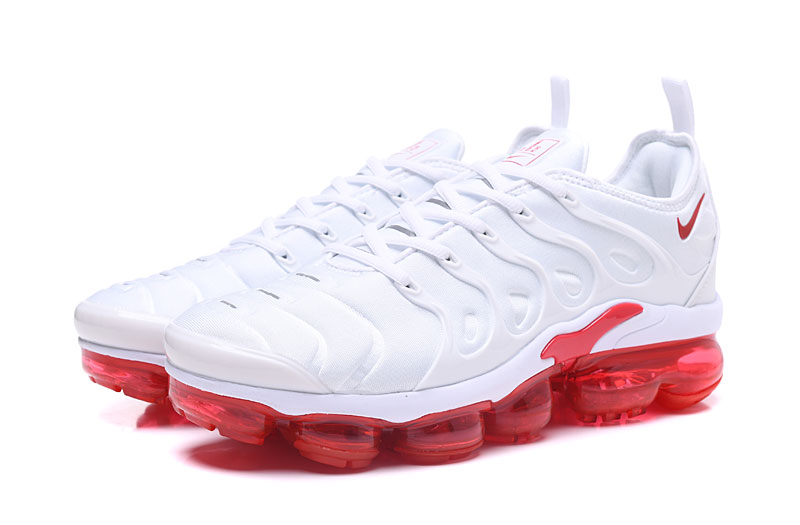 Men Nike Air Max TN Plus Whtite Red Shoes